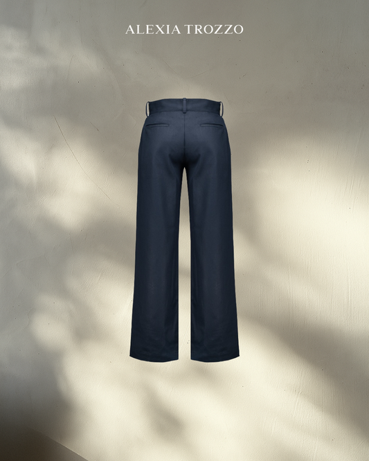 True Fit Tailored Pants - navy