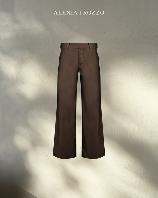 True Fit Tailored Pants - maroon