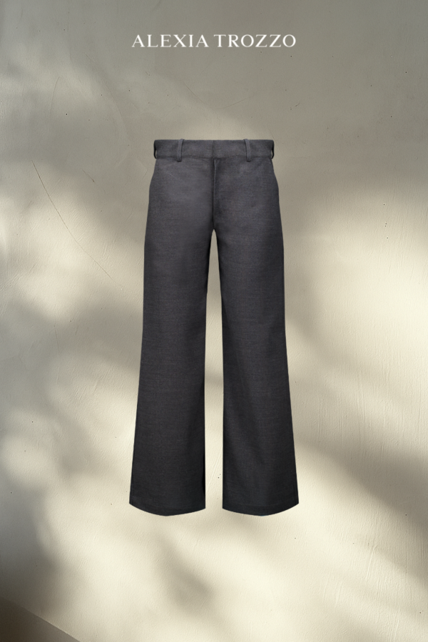 True Fit Tailored Pants - gray