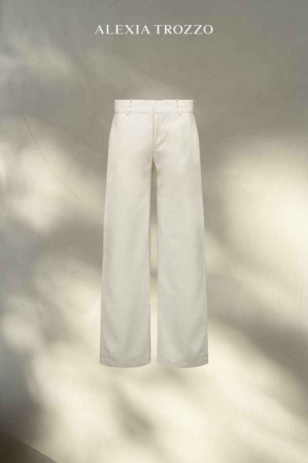 True Fit Tailored Pants - Off White